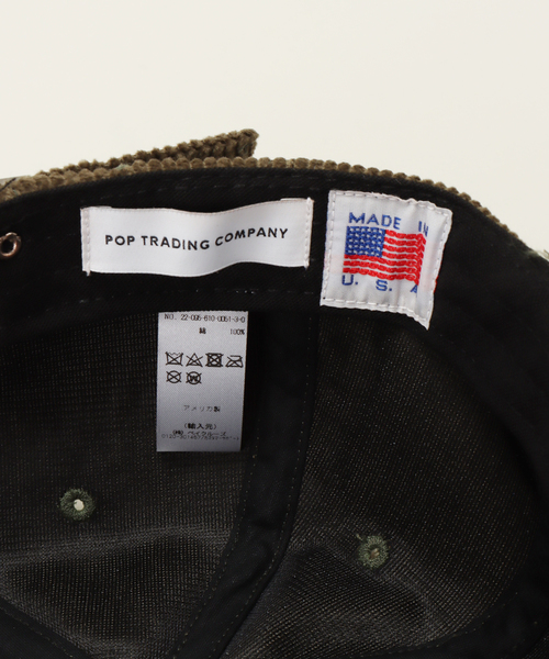 POP TRADING COMPANY】arch sixpanel hat（キャップ）｜POP