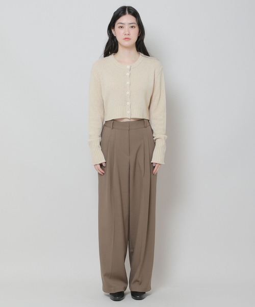 ALAND（エーランド）の「3.3 Field Trip／2タックワイドスラックス 2173680（スラックス・レディース・ブラウン/ブラック・FREE）」の8枚目の写真