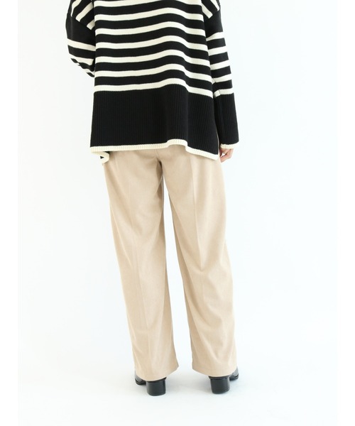 Lugnoncure（ルノンキュール）の「コーデュロイストレートパンツ（その他パンツ・レディース・チャコール/オレンジ/ベージュ/オフホワイト・MEDIUM/LARGE）」の11枚目の写真