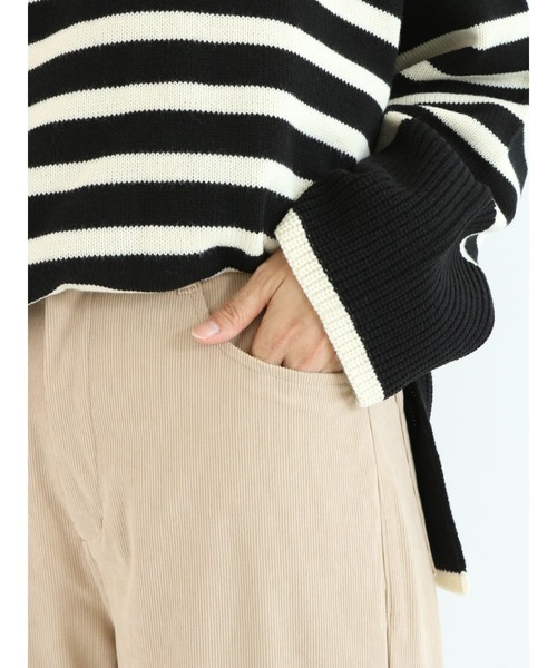 Lugnoncure（ルノンキュール）の「コーデュロイストレートパンツ（その他パンツ・レディース・チャコール/オレンジ/ベージュ/オフホワイト・MEDIUM/LARGE）」の12枚目の写真