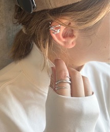 ciite' | スモーキーウェーブライン リング(リング)