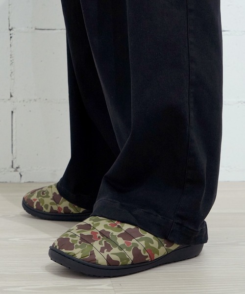 SUBU(スブ)の「SUBU スブ PERMANENT パーマネント 冬用サンダル SB(スリッポン・レディース・ブラック/グリーン/カモフラージュ/グレー/カーキ/シルバー・2/3)」の14枚目の写真