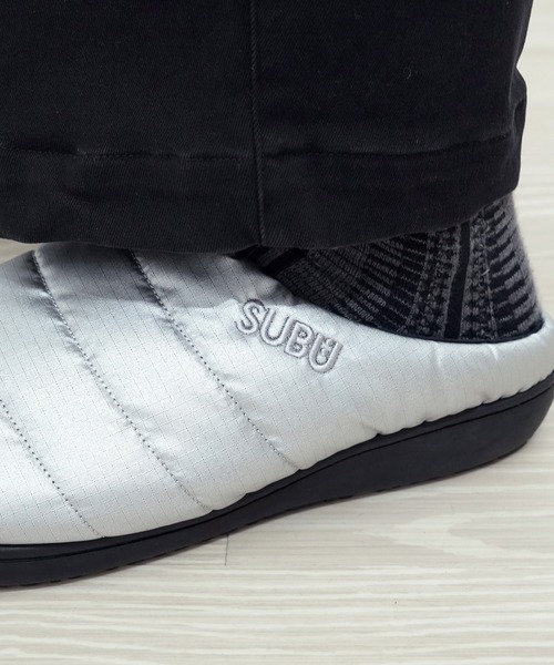 SUBU(スブ)の「SUBU スブ PERMANENT パーマネント 冬用サンダル SB(スリッポン・レディース・ブラック/グリーン/カモフラージュ/グレー/カーキ/シルバー・2/3)」の19枚目の写真