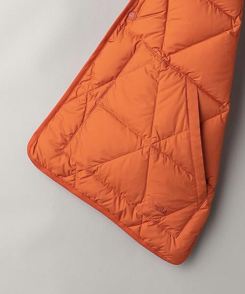 THE NORTH FACE PURPLE LABEL（ザ ノースフェイス パープルレーベル）の「＜THE NORTH FACE PURPLE LABEL＞ MOUNTAIN DOWN CAPE/ダウンケープ（マフラー・メンズ・ブラック/オレンジ/ケリー・FREE）」の9枚目の写真