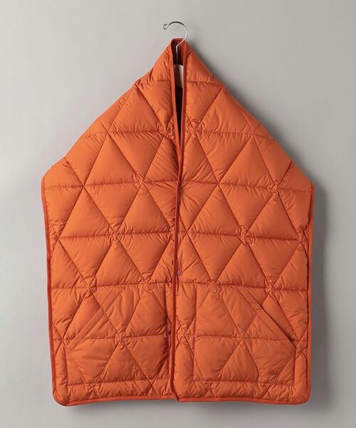 THE NORTH FACE PURPLE LABEL（ザ ノースフェイス パープルレーベル）の「＜THE NORTH FACE PURPLE LABEL＞ MOUNTAIN DOWN CAPE/ダウンケープ（マフラー・メンズ・ブラック/オレンジ/ケリー・FREE）」の11枚目の写真