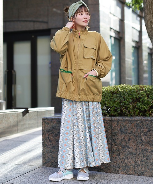 チチカカ（チチカカ）の「撥水ストレッチブルゾン（ブルゾン・レディース・ブラック/カーキ/ベージュ・FREE）」の15枚目の写真