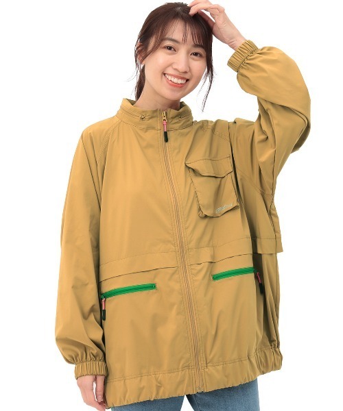 チチカカ（チチカカ）の「撥水ストレッチブルゾン（ブルゾン・レディース・ブラック/カーキ/ベージュ・FREE）」の21枚目の写真