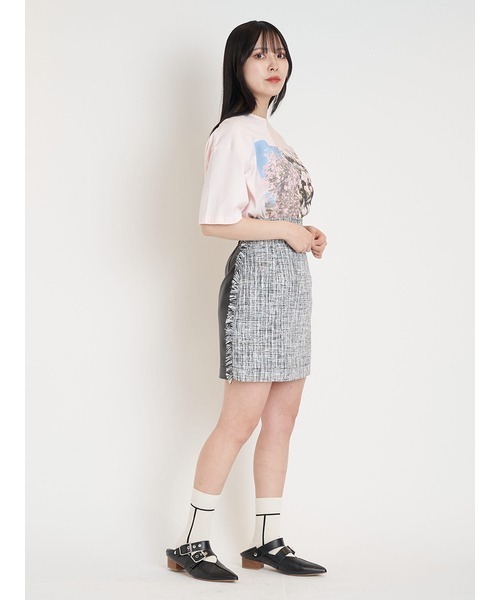 FURFUR（ファーファー）の「ハーフデザインプリントT シャツ（T