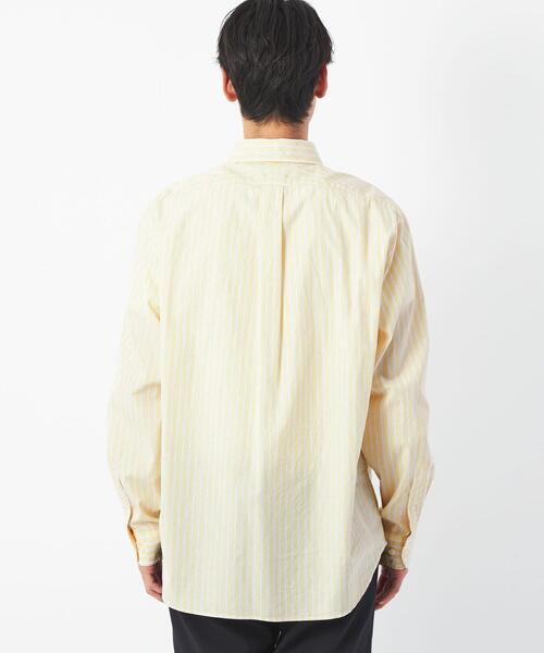 green label relaxing(グリーンレーベルリラクシング)の「パターンストライプ ジャストルーズ ボタンダウン シャツ(シャツ/ブラウス・メンズ・ライトブルー/イエロー/ケリー・XL/L/S/M)」の8枚目の写真