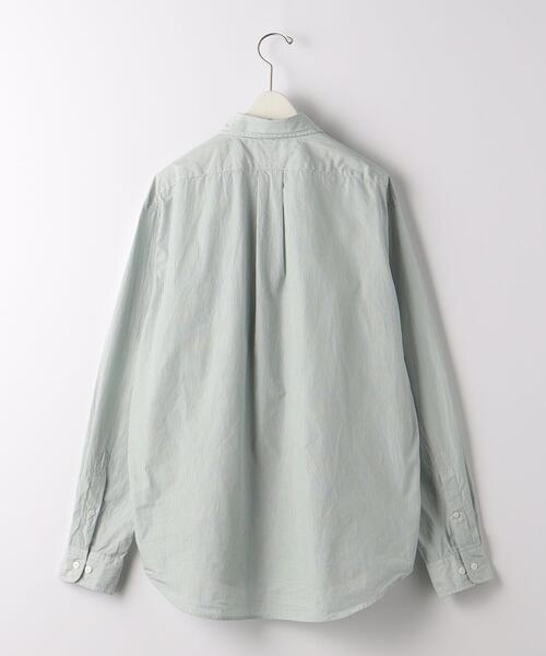 green label relaxing(グリーンレーベルリラクシング)の「パターンストライプ ジャストルーズ ボタンダウン シャツ(シャツ/ブラウス・メンズ・ライトブルー/イエロー/ケリー・XL/L/S/M)」の11枚目の写真