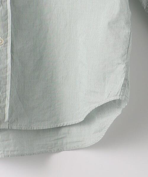 green label relaxing(グリーンレーベルリラクシング)の「パターンストライプ ジャストルーズ ボタンダウン シャツ(シャツ/ブラウス・メンズ・ライトブルー/イエロー/ケリー・XL/L/S/M)」の14枚目の写真