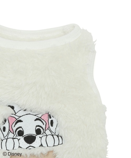 Disney(ディズニー)の「【DOG】【101匹わんちゃん】もこもこウエアー(ペットウェア・レディース・ブラック/キナリ・M size/L/M/S)」の5枚目の写真