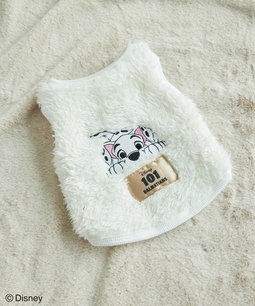 Disney(ディズニー)の「【DOG】【101匹わんちゃん】もこもこウエアー(ペットウェア・レディース・ブラック/キナリ・M size/L/M/S)」の11枚目の写真