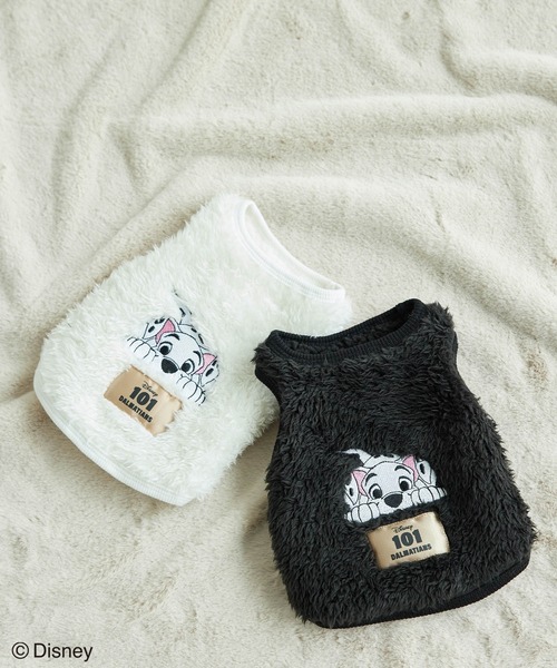 Disney(ディズニー)の「【DOG】【101匹わんちゃん】もこもこウエアー(ペットウェア・レディース・ブラック/キナリ・M size/L/M/S)」の12枚目の写真