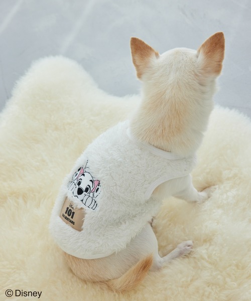 Disney(ディズニー)の「【DOG】【101匹わんちゃん】もこもこウエアー(ペットウェア・レディース・ブラック/キナリ・M size/L/M/S)」の13枚目の写真