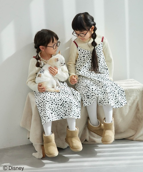 Disney(ディズニー)の「【DOG】【101匹わんちゃん】もこもこウエアー(ペットウェア・レディース・ブラック/キナリ・M size/L/M/S)」の15枚目の写真
