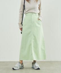 セミフレアデニムスカート