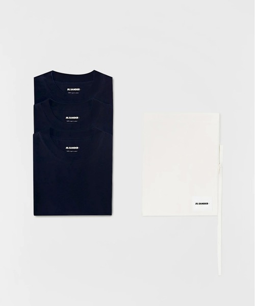 JIL SANDER(ジルサンダー)の「T-SHIRT(Tシャツ/カットソー・レディース・ブラック/ホワイト/ネイビー系・L/M/S)」の3枚目の写真