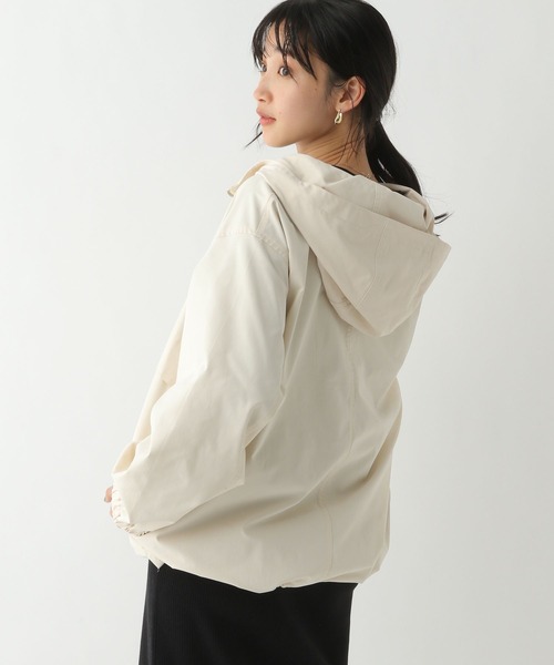 A part by（アパートバイ）の「アノラックパーカー（マウンテンパーカー・レディース・ブラック/アイボリー・FREE）」の10枚目の写真