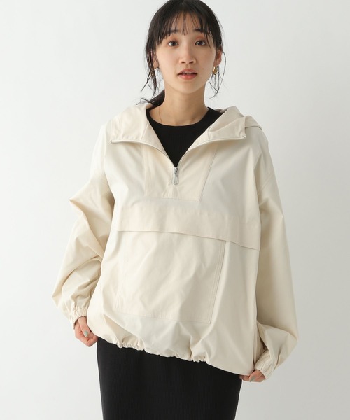 A part by（アパートバイ）の「アノラックパーカー（マウンテンパーカー・レディース・ブラック/アイボリー・FREE）」の12枚目の写真