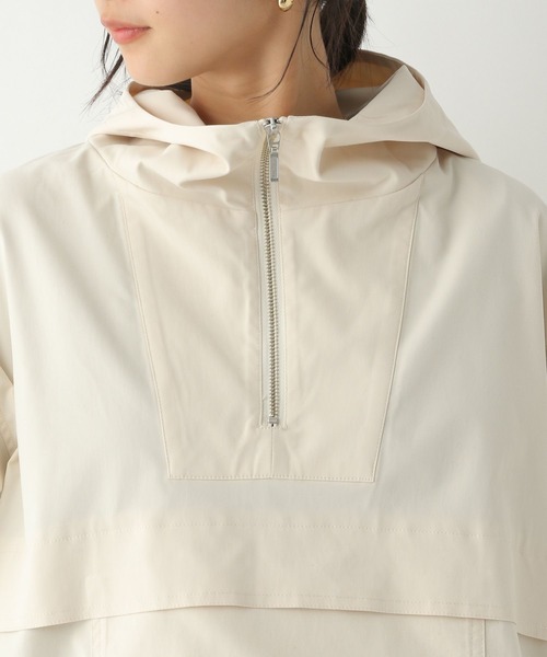 A part by（アパートバイ）の「アノラックパーカー（マウンテンパーカー・レディース・ブラック/アイボリー・FREE）」の6枚目の写真