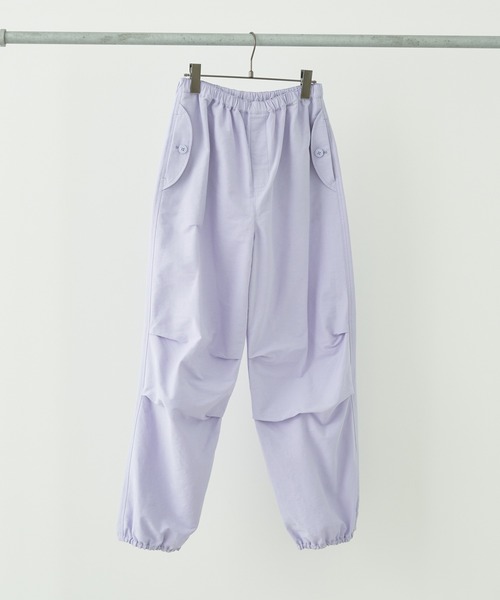 earth music&ecology（アースミュージックアンドエコロジー）の「バルーンシルエットパンツ（その他パンツ・レディース・ライトパープル/ライトグレー/アイボリー/カーキ・FREE）」の7枚目の写真