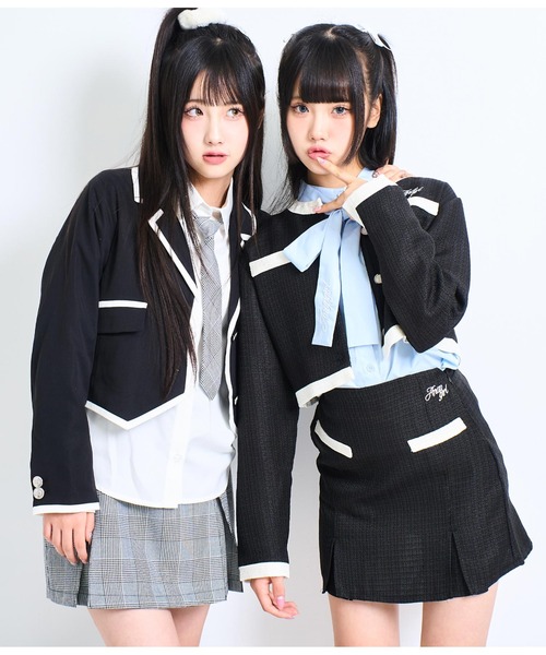 ANAP GiRL（アナップガール）の「ツイードスカート【セットアップ可能