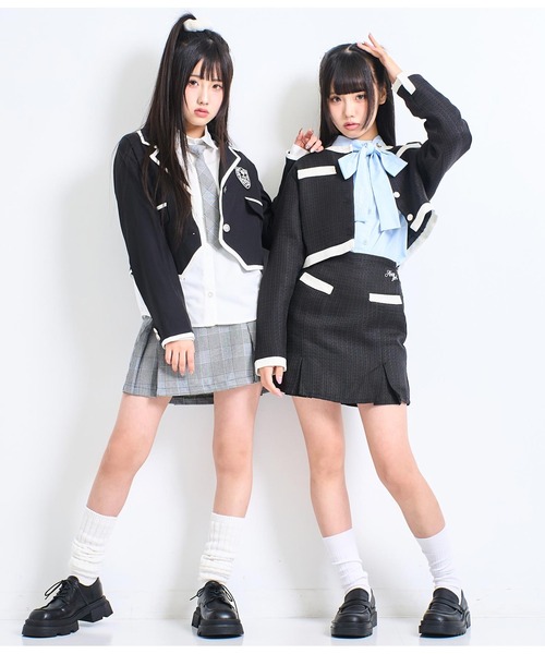 ANAP GiRL（アナップガール）の「ツイードスカート【セットアップ可能