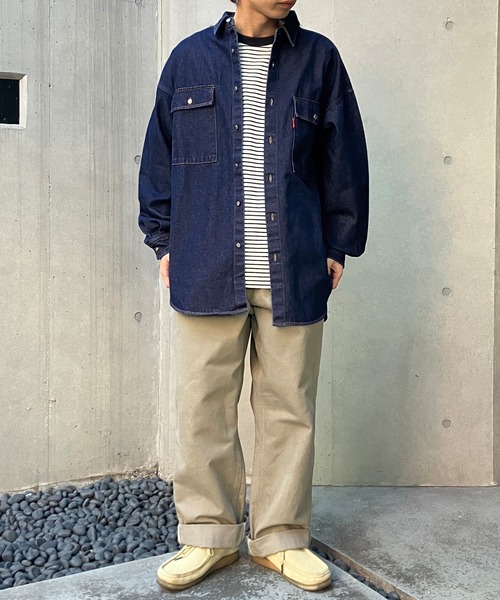 Snap club（スナップクラブ）の「【Snap club】ビッグデニムシャツ
