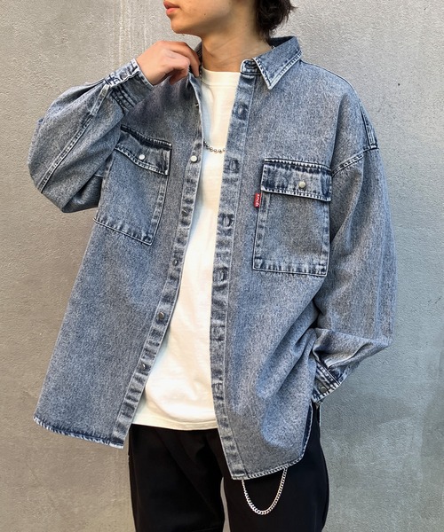 Snap club（スナップクラブ）の「【Snap club】ビッグデニムシャツ
