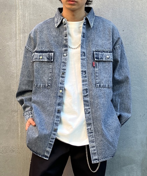 Snap club（スナップクラブ）の「【Snap club】ビッグデニムシャツ