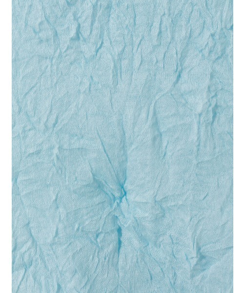 MIDIUMISOLID（ミディウミソリッド）の「シースルーハイネックハーフスリーブインナー（Tシャツ/カットソー・レディース・オフホワイト/ライトブルー/ブラック/ベージュ・FREE）」の6枚目の写真