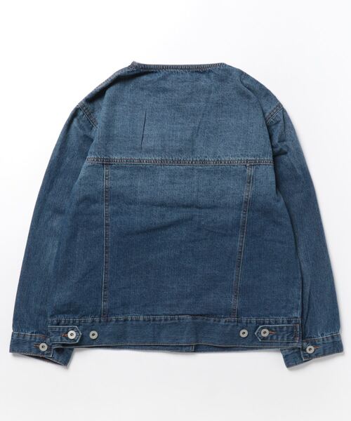 Arnold Palmer（アーノルドパーマー）の「ノーカラー オーバー デニム