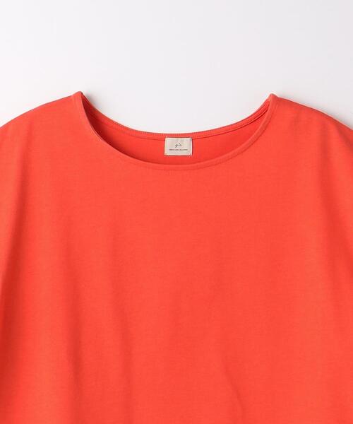 green label relaxing（グリーンレーベルリラクシング）の「フェミニン 袖フリル ショートスリーブ プルオーバー カットソー（Tシャツ/カットソー・レディース・ブラック/その他1/オレンジ・FREE）」の18枚目の写真