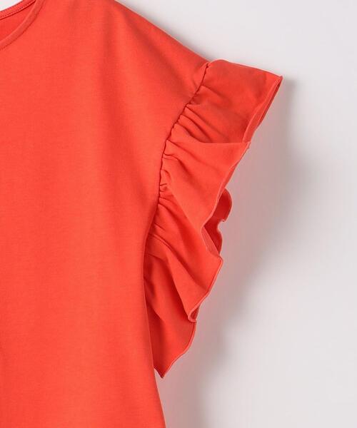 green label relaxing（グリーンレーベルリラクシング）の「フェミニン 袖フリル ショートスリーブ プルオーバー カットソー（Tシャツ/カットソー・レディース・ブラック/その他1/オレンジ・FREE）」の17枚目の写真