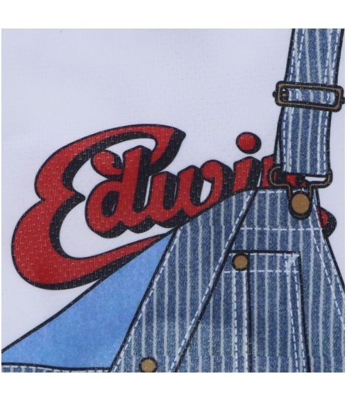 EDWIN（エドウィン）の「EDWIN/オーバーオールプリントメッシュタンク（ペットウェア・メンズ・ホワイト/レッド・2L/S/XS/L/M/3L）」の13枚目の写真