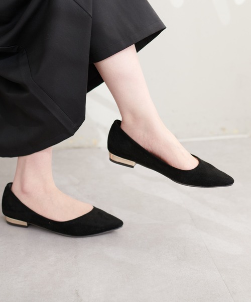 natural couture（ナチュラルクチュール）の「ポインテッドパンプス（その他シューズ・レディース・その他1/オレンジ/ブルー/ブラック・LARGE/MEDIUM）」の7枚目の写真