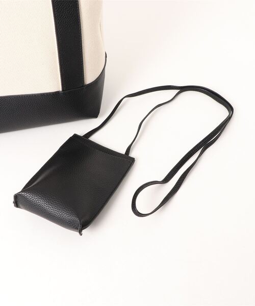 cache cache(カシュ カシュ)の「カシュカシュ cachecache / スマホショルダー付きワンハンドルパーテーショントートバッグ(トートバッグ・レディース・グレー系その他/ブラック×ブラック/ベージュ系その他/ブラック/レッド/イエロー/カーキ/シルバー・FREE)」の12枚目の写真