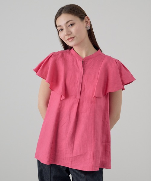 ANAYI（アナイ）の「ソフトリネンフレア袖 ブラウス（シャツ/ブラウス