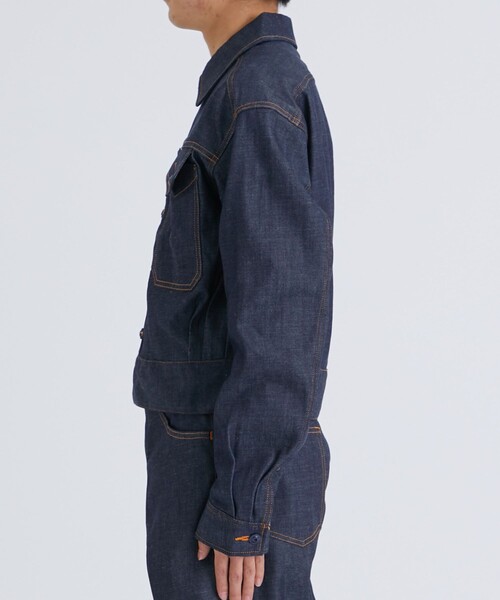 SASQUATCHfabrix.（サスクワァッチファブリックス）の「【Sasquatchfabrix./ サスクワァッチファブリックス】TROPICAL DRESS JACKET（デニムジャケット・メンズ・インディゴブルー・MEDIUM/LARGE）」の7枚目の写真