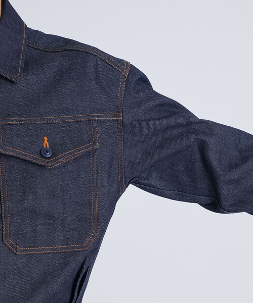 SASQUATCHfabrix.（サスクワァッチファブリックス）の「【Sasquatchfabrix./ サスクワァッチファブリックス】TROPICAL DRESS JACKET（デニムジャケット・メンズ・インディゴブルー・MEDIUM/LARGE）」の10枚目の写真