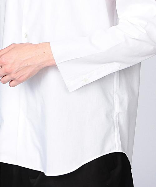 EN ROUTE（アンルート）の「ENR ブロードカットオフシャツ（シャツ/ブラウス・メンズ・ホワイト/ブラック・1/3/2）」の7枚目の写真