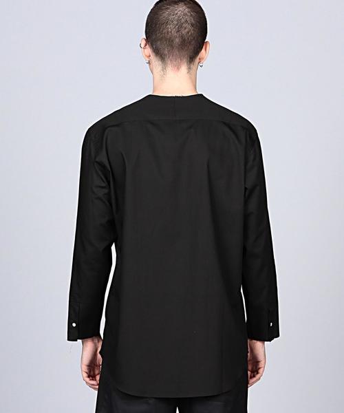 EN ROUTE（アンルート）の「ENR ブロードカットオフシャツ（シャツ/ブラウス・メンズ・ホワイト/ブラック・1/3/2）」の9枚目の写真