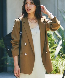 RIVE DROITE | 金ボタンが華やかさUP/ストレッチツイルテーラードジャケット(テーラードジャケット)