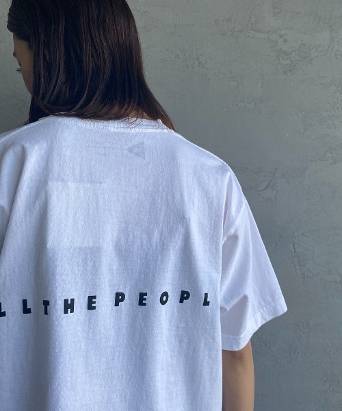 FUNG（ファング）の「[FUNG/ファング] LIVE MY OWN WAY カットオフプリントTシャツ（Tシャツ/カットソー・レディース・ワイン/ホワイト・M）」の15枚目の写真