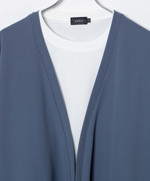 LUCY（ルーシー）の「LUCY/アンサンブルカーディガン（アンサンブル・メンズ・ダークグレー/ブルー・MEDIUM/LARGE）」の7枚目の写真