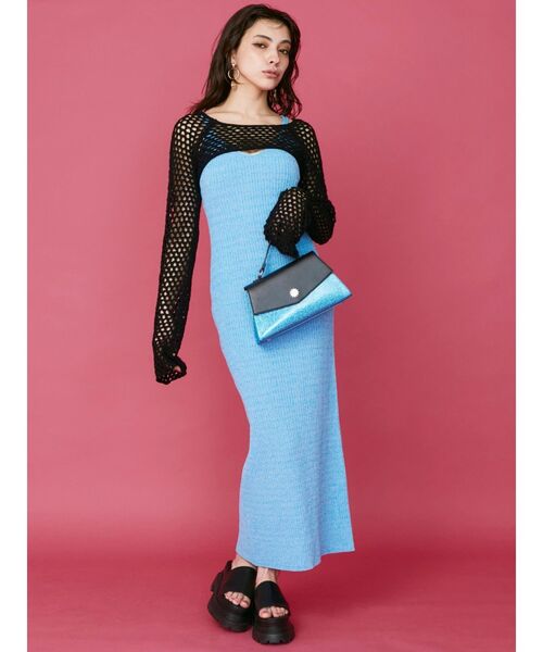 EVRIS（エヴリス）の「グリッターショルダーBAG（ショルダーバッグ・レディース・シルバー/ブルー・FREE）」の10枚目の写真