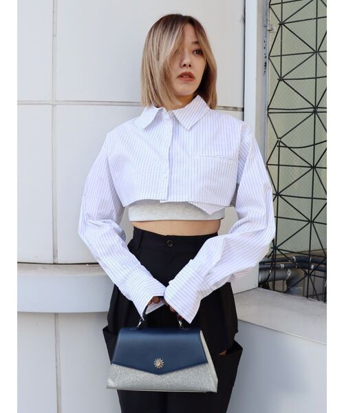 EVRIS（エヴリス）の「グリッターショルダーBAG（ショルダーバッグ・レディース・シルバー/ブルー・FREE）」の11枚目の写真