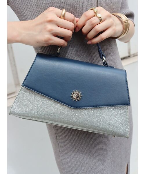 EVRIS（エヴリス）の「グリッターショルダーBAG（ショルダーバッグ・レディース・シルバー/ブルー・FREE）」の14枚目の写真