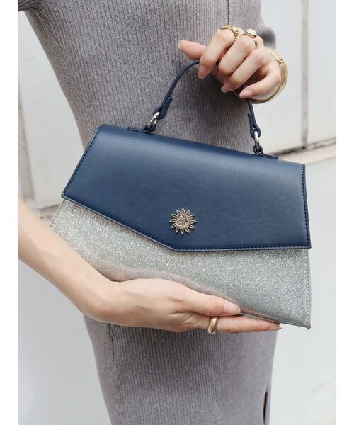 EVRIS（エヴリス）の「グリッターショルダーBAG（ショルダーバッグ・レディース・シルバー/ブルー・FREE）」の15枚目の写真